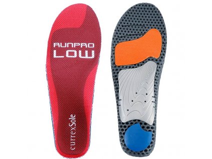 currexsole runpro low einlegesohlen rot