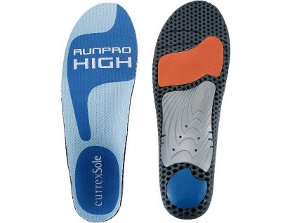 currexsole runpro high einlegesohlen blau