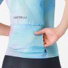 Dámský dres Castelli Cosmic Vortex multicolor pink green