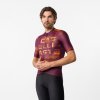 Dres Castelli Stratus Logo deep bordeux