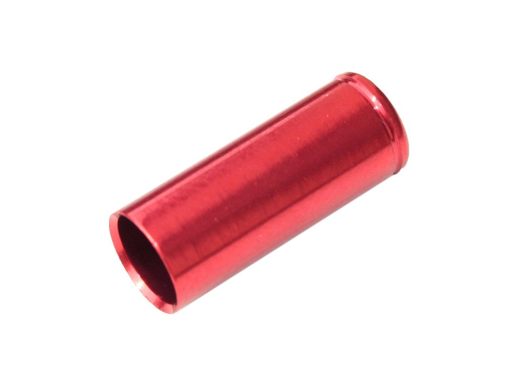 koncovka bowdenu MAX1 CNC Alu 5mm červená