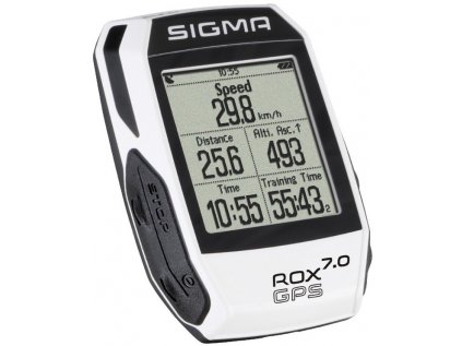 computer SIGMA Rox 7.0 GPS bílý