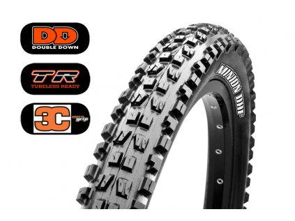 Plášť MAXXIS Minion DHF 27.5x2.50 WT kevlar DD TR 120TPI 3C Maxx Grip