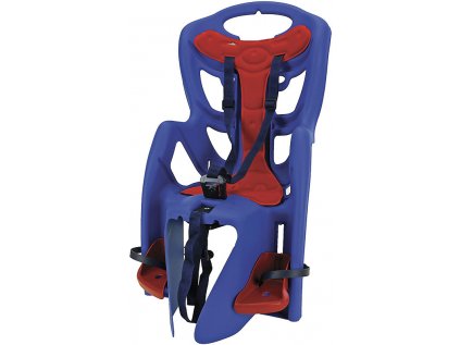 sedačka zadní na nosič modro/červená (Barva modro/červená)