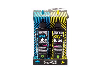 mazivo MUC-OFF Wet+Dry Lube 120 ml Twin Pack