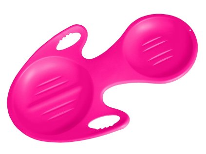 Kluzák na sníh DOUBLE (Barva tmavě růžová)