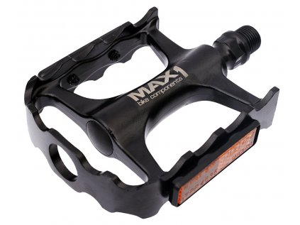 Pedály MAX1 Tour XL Eco černé (Barva černá AL, Velikost XL)