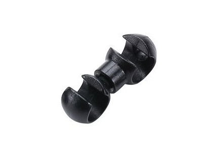 držák bowdenu MAX1 plastový černý balení 10 ks (Velikost držáky)