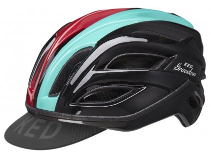 Přilba KED Gravelon italo (Barva černá, Velikost M 52-57 cm)