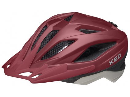 Přilba KED Street Junior Pro (Barva vínová/ merlot ash matt, Velikost S 49-55 cm)