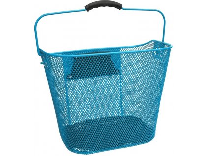 koš přední oválný s klipem a držadlem modrý (Barva modrá)