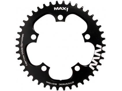 převodník MAX1 Narrow Wide BCD 110 mm 42z černý (Barva černá, Velikost 42z)