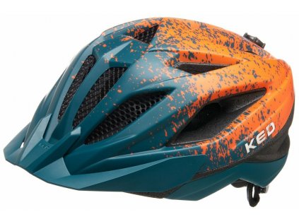 Přilba KED Street Junior Pro (Barva green orange matt, Velikost M/53-58 cm)