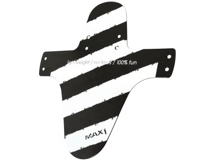 blatník MAX1 Stripes na přední vidlici (Barva černá, Velikost 26"-29")