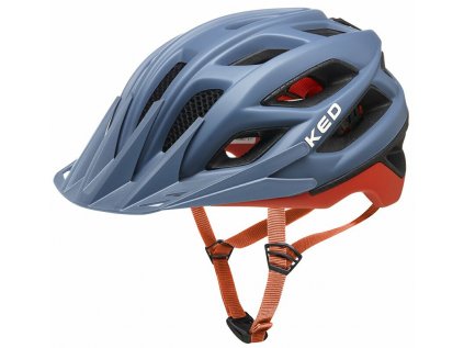 přilba KED Companion M blue grey orange matt 52-58 cm (Barva modrá, Velikost M/52-58 cm)