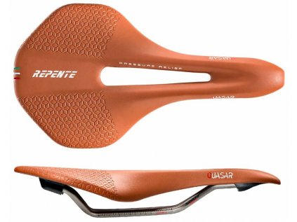 sedlo REPENTE Quasar hnědé / 142 mm / 170 g (Barva hnědá)