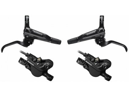 brzda kotoučová SHIMANO MT501 černá p+z (750+1500 mm) komplet bez kotoučů, čer.hadice (zadní J-kit)