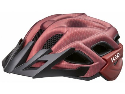 Přilba KED Status Junior maroon red matt (Velikost S / 49-54 cm)