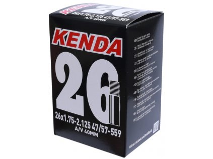 duše KENDA 26x1,75-2,125 (47/57-559) AV 40 mm