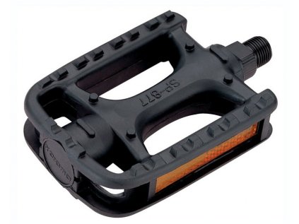 pedály MTB plast kuličkové uložení (Barva černá, Velikost Kompozit)