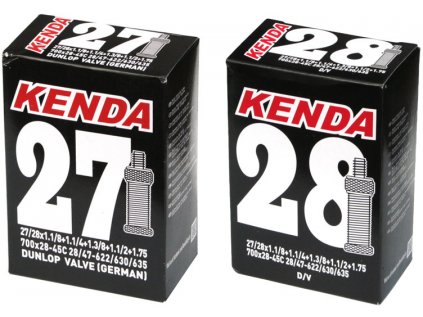duše KENDA 700x28/45C (28/47-622/635) DV 35 mm (Velikost 28" ventil DV 35 mm)