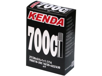 duše KENDA 700x18/25 (18/25-622) AV 35 mm (Velikost 700C ventil AV 35 mm)