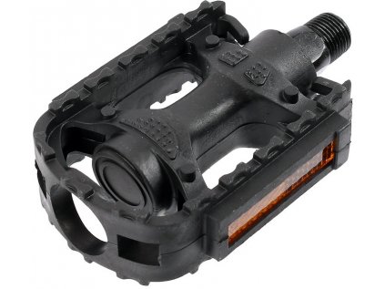 pedály MTB dětské velký závit (Barva černá, Velikost Kompozit)