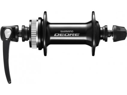 náboj disc SHIMANO Deore HB-M6000BL 32děr přední, Center lock, černý, v krabičce