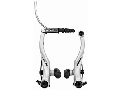 brzdy SHIMANO Alivio BR-T4000 V-brake stříbrné v krabičce