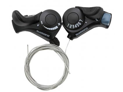 řazení SHIMANO SL-TX30L+7 7 speed pár, v krabičce (Velikost 7sp)