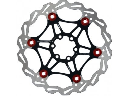 brzdový kotouč MAX1 Alux 180 mm černý (Barva 6 děr, Velikost 180 mm)