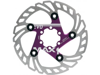 brzdový kotouč MAX1 Evo 160 mm fialový (Barva 6 děr, Velikost 160 mm)