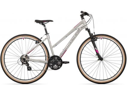Rock Machine Crossride 100 Lady (Barva Gloss Grey/Grey/Crimson, Velikost 29x19.0" (L))