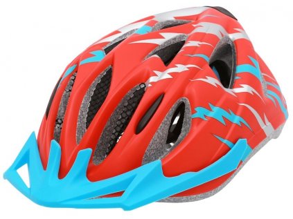 přilba RM Flash Junior červená vel. S 50-54cm (Barva červená, Velikost S 50-54cm)