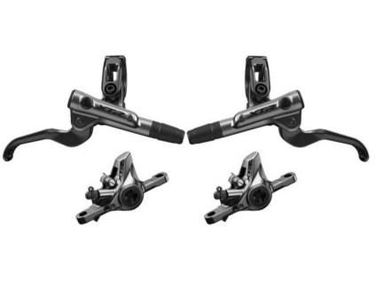 brzda kotoučová SHIMANO XTR M9100 přední a zadní komplet bez kotoučů a adapteru, J-kit v krabičce