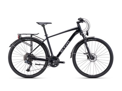 CTM STARK 3.0 trek 28" 2025 (Barva tmavěmodrá perleť / stříbrná, Velikost M (17") / 160-175 cm)