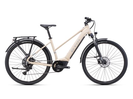 CTM SENZE GX Lady 28" 720Wh 2025 (Barva matná světlebéžová / šedá, Velikost M / 16" / 160-175 cm)