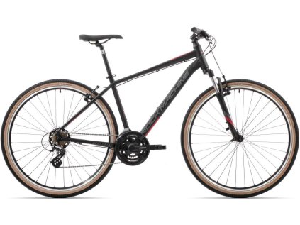 Rock Machine Crossride 100 2023 (Barva Matte Black/Grey/Red, Velikost 18.0" (M))