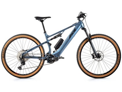 APACHE Quruk Bosch SX 650 Wh PowerMore 2025 (Barva ocelově modrá, Velikost XL (21") - výška postavy od cca 178 cm do cca 193 cm)