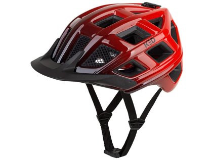 Přilba KED Crom Red Black Matt