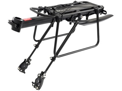 Nosič na sedlovku MAX1 Rock 2.0 se vzpěrami a odnímatelnými bočnicemi (Barva černá)