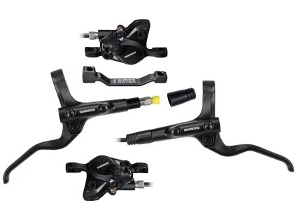 Brzda kotoučová SHIMANO MT201, p+z (1000+1700 mm), adaptér, komplet bez kotoučů