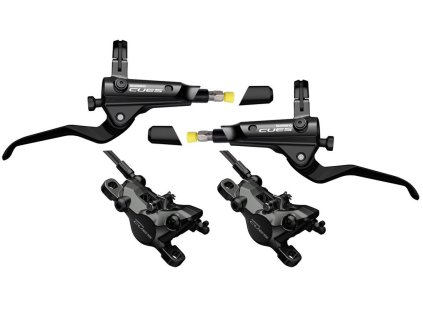 Brzda kotoučová SHIMANO Cues U8000 p+z (900+1800 mm) komplet bez kotoučů, (J-kit)