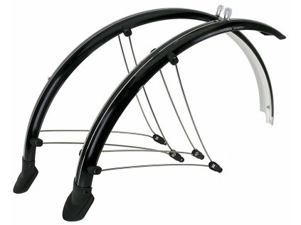 blatníky set OLYMPIK 28"/29" MTB/Trek, 56 mm, černé (Barva černá, Velikost 28"/29")