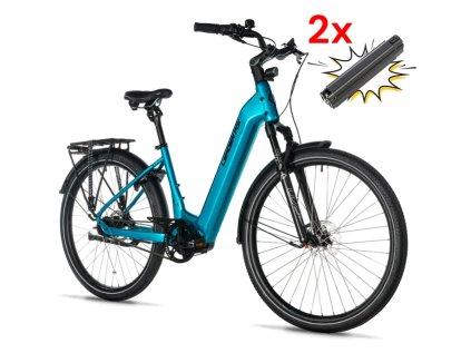 Leader Fox TERTIUM 2025 2x 15Ah/540WH (Barva BLUE LIGHT, Velikost 20")