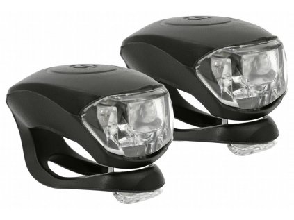 blikačky MAX1 Frog sada 2 ks černé (Barva černá, Velikost bateriové)