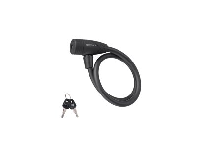 Zámek spirálový CTM CABLE, 10x650mm