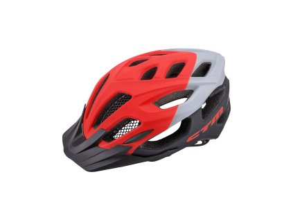 CTM přilba GUARD (Barva červená/šedá/černá, Velikost L/XL)