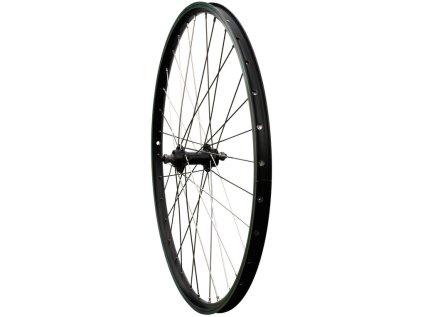 zapletené kolo 26" MAX1 V-brake přední černé/stříbrné (Barva černá, Velikost 26")