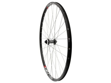 zapletené kolo 27,5" MAX1 Disc Center lock přední černé/stříbrné (Barva černá, Velikost 27,5")